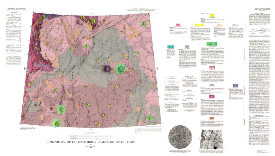 Geologic Map of the Sinus Iridium Quadrangle of the Moon