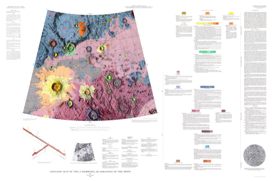 Geologic Map of the J. Herschel Quadrangle of the Moon