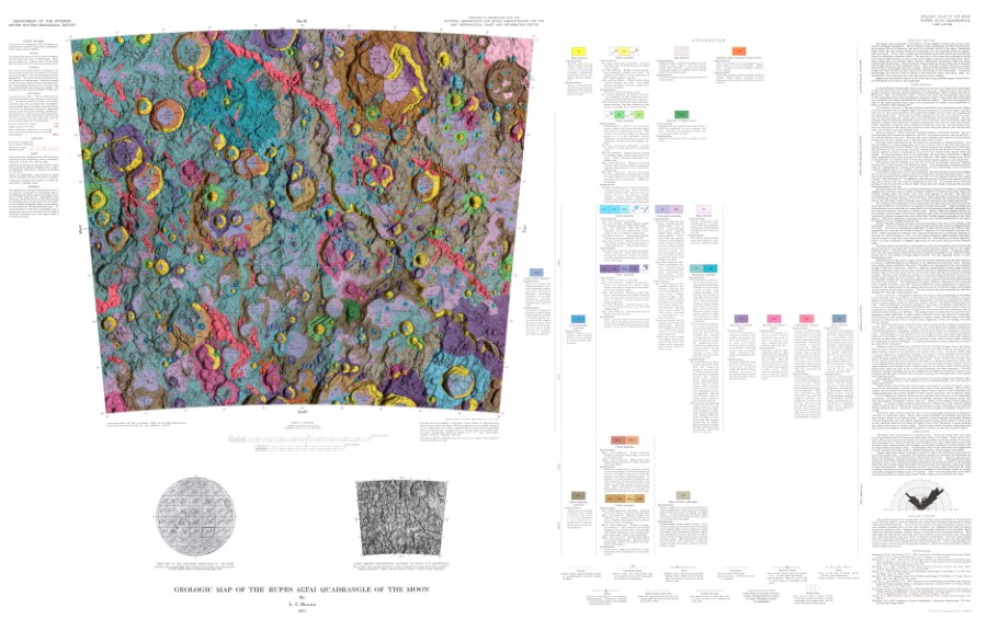Geologic Map of the Rupes Altai Quadrangle of the Moon
