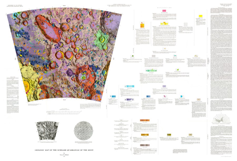 Geologic Map of the Schiller Quadrangle of the Moon