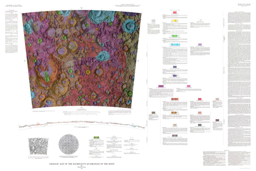 Geologic Map of the Maurolycus Quadrangle of the Moon