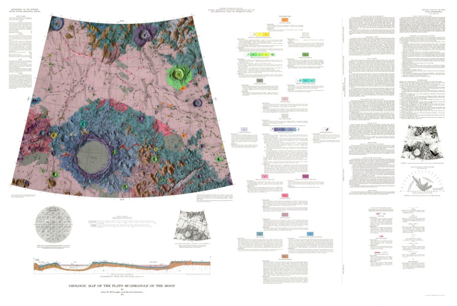 Geologic Map of the Plato Quadrangle of the Moon