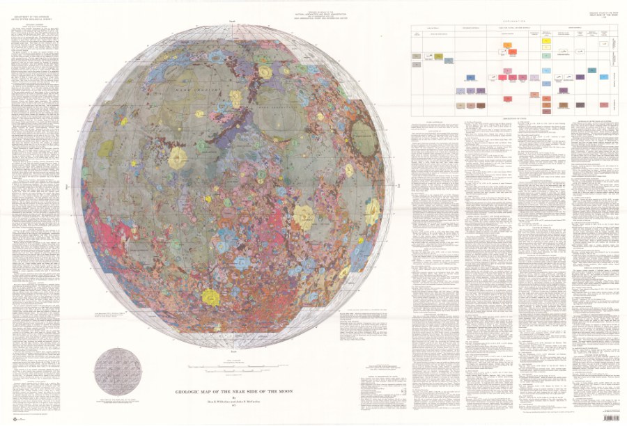 Geologic Map of the Near Side of the Moon