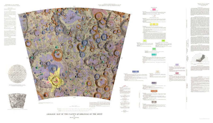 Geologic Map of the Clavius Quadrangle of the Moon