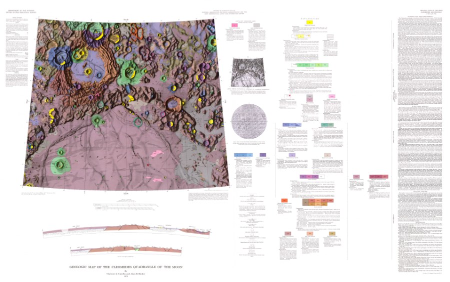 Geologic Map of the Cleomedes Quadrangle of the Moon