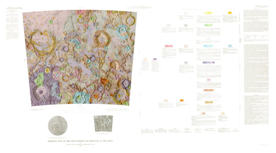 Geologic Map of the Fracastorius Quadrangle of the Moon
