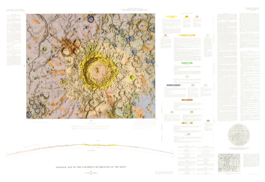 Geologic Map of the Langrenus Quadrangle of the Moon