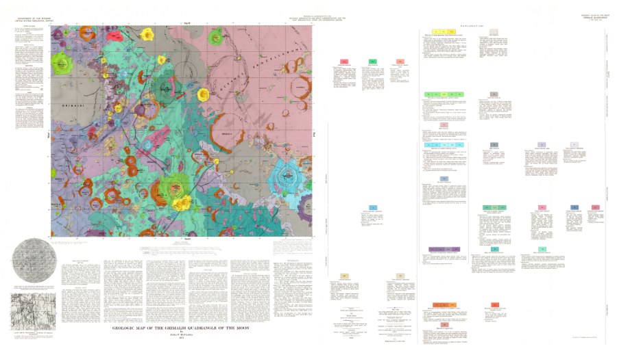 Geologic Map of the Grimaldi Quadrangle of the Moon