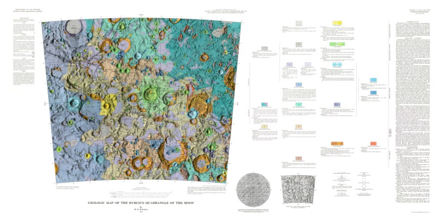 Geologic Map of the Byrgius Quadrangle of the Moon