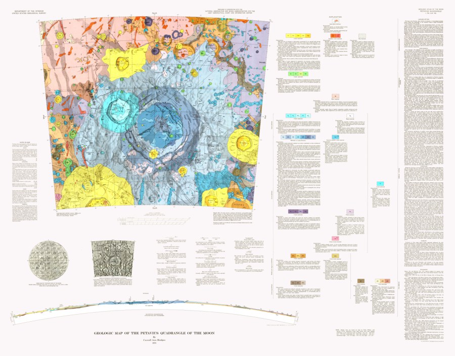 Geologic Map of the Petavius Quadrangle of the Moon