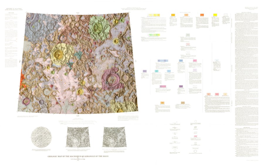 Geologic Map of the Macrobius Quadrangle of the Moon