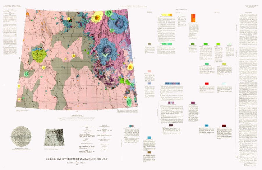 Geologic Map of the Rumker Quadrangle of the Moon (Rümker)