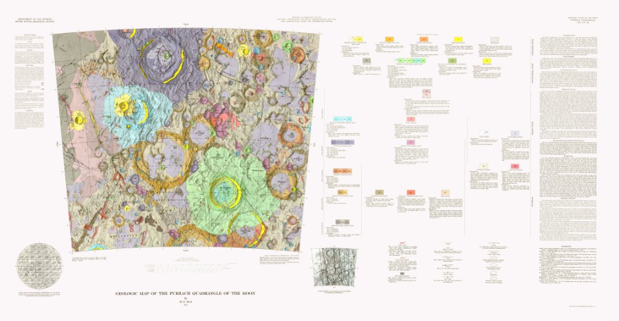 Geologic Map of the Purbach Quadrangle of the Moon