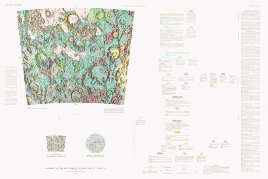 Geologic Map of the Wilhelm Quadrangle of the Moon