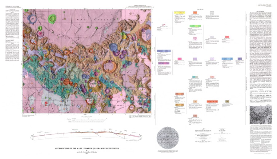 Geologic Map of the Mare Undarum Quadrangle of the Moon