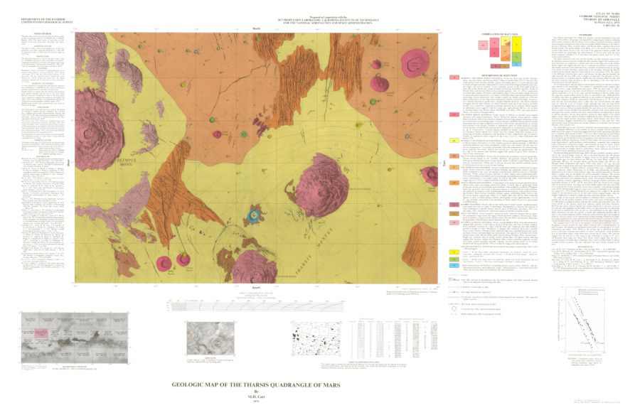 Geologic Map of the Tharsis Quadrangle of Mars