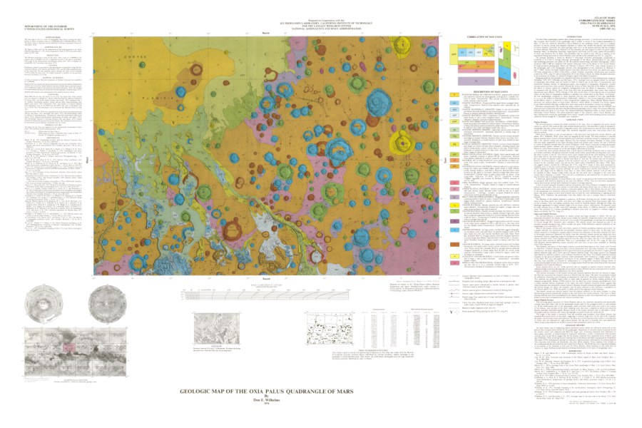Geologic Map of the Oxia Palus Quadrangle of Mars