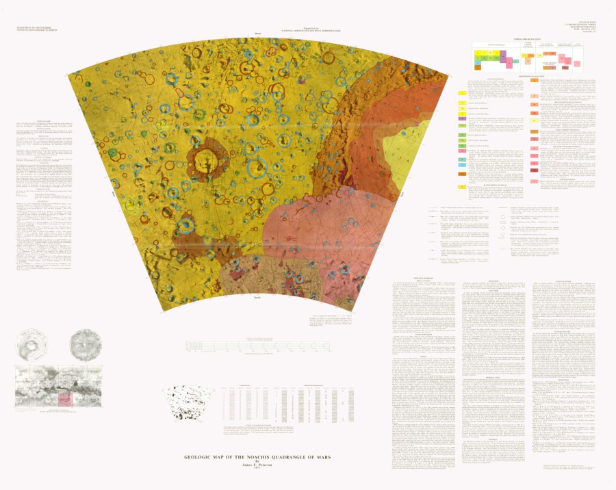 Geologic Map of the Noachis Quadrangle of Mars