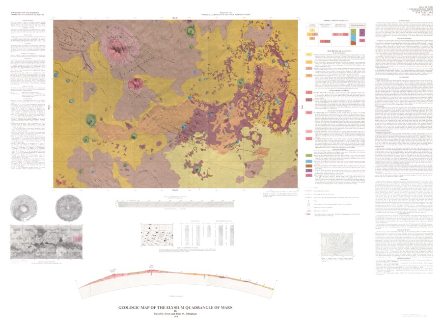 Geologic Map of the Elysium Quadrangle of Mars