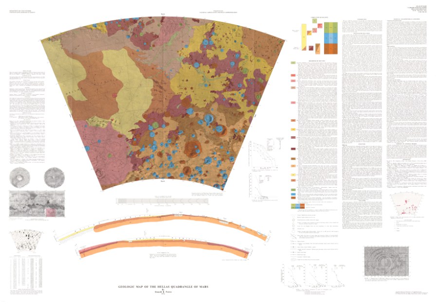 Geologic Map of the Hellas Quadrangle of Mars