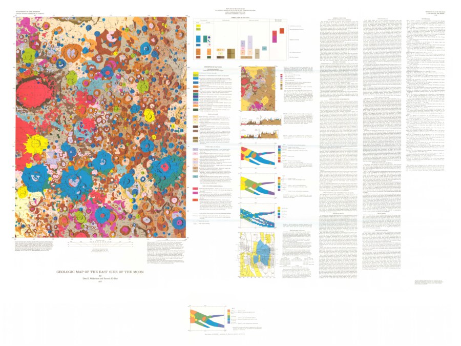 Geologic Map of the East Side of the Moon