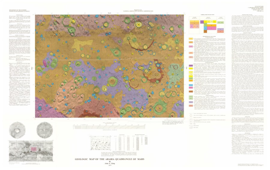 Geologic Map of the Arabia Quadrangle of Mars