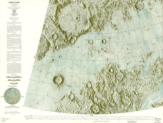 Lunar Chart - J. Herschel