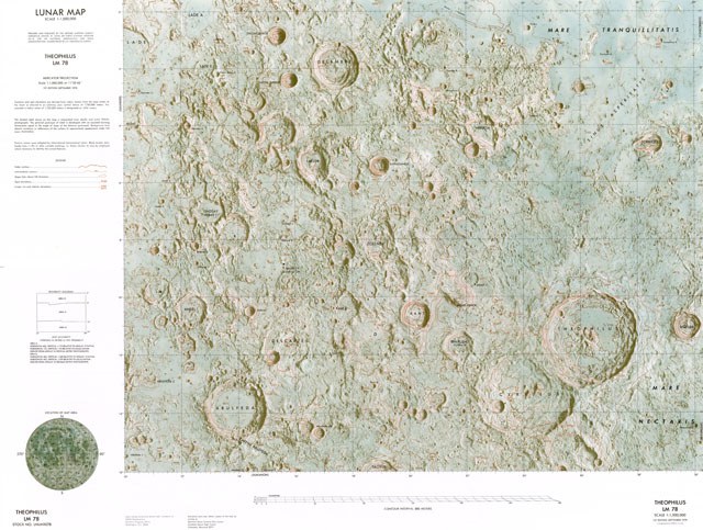 Lunar Map - Theophilus