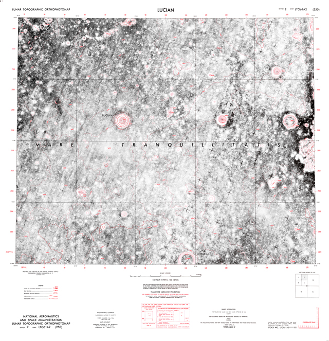Lunar Topographic Orthophotomap - Lucian