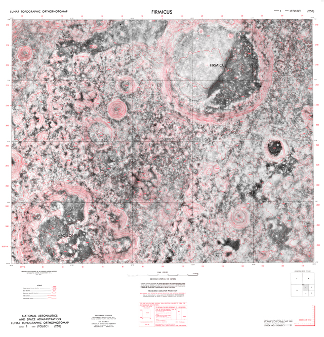 Lunar Topographic Orthophotomap - Firmicus
