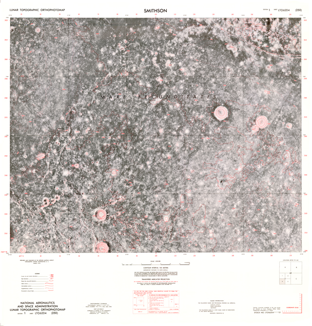 Lunar Topographic Orthophotomap - Smithson