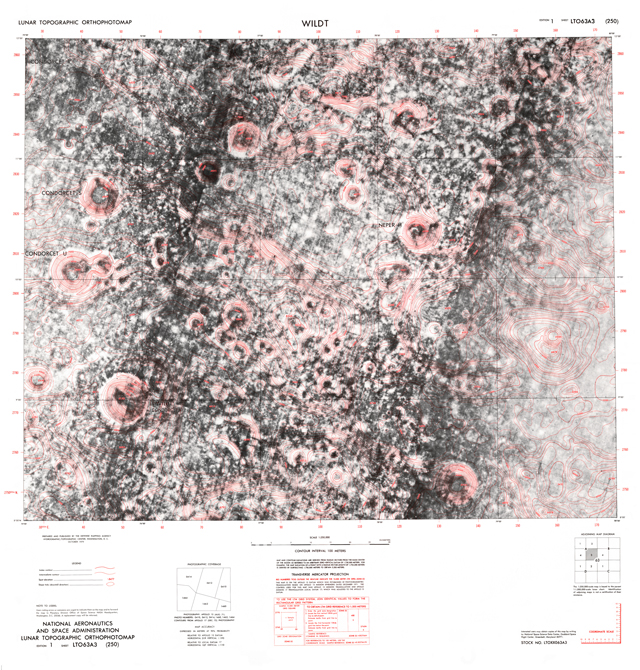 Lunar Topographic Orthophotomap - Wildt