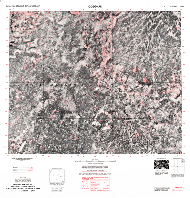 Lunar Topographic Orthophotomap - Goddard