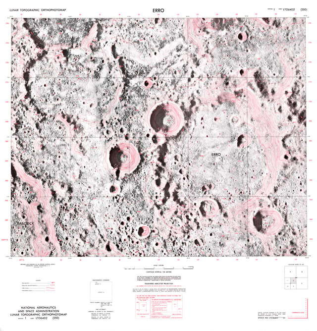 Lunar Topographic Orthophotomap - Erro