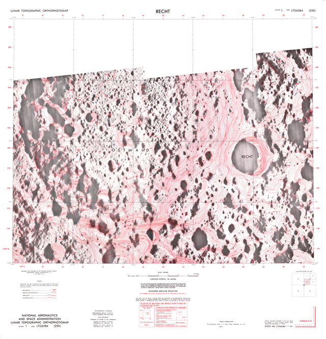 Lunar Topographic Orthophotomap - Recht