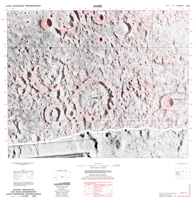 Lunar Topographic Orthophotomap - Andel (Andël)
