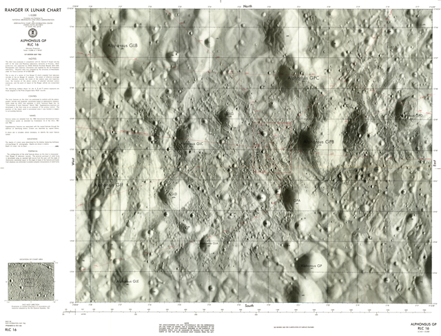 Ranger IX Lunar Chart - Alphonsus GP