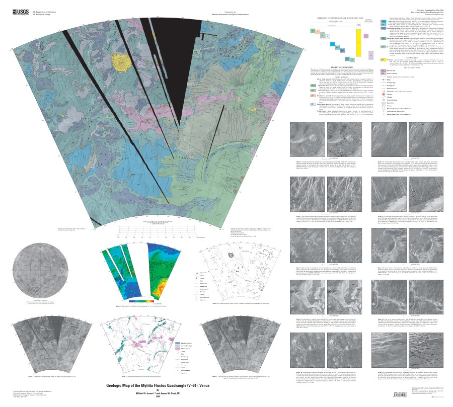 Geologic Map of the Mylitta Fluctus Quadrangle (V-61), Venus