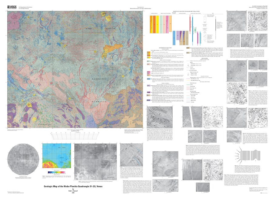 Geologic Map of the Niobe Planitia Quadrangle (V-23), Venus