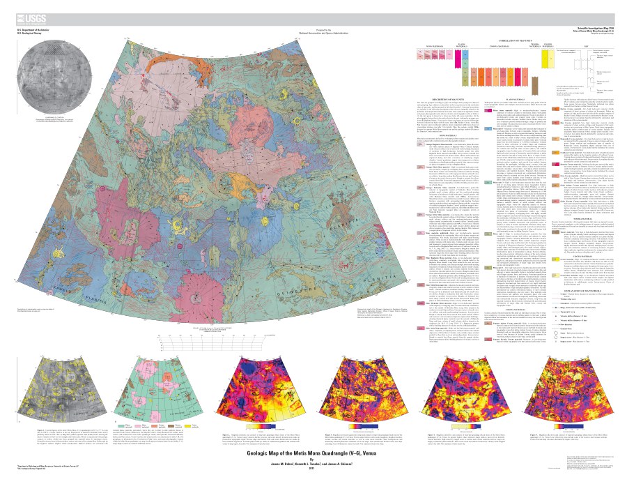 Geologic Map of the Metis Mons Quadrangle (V-6) of Venus