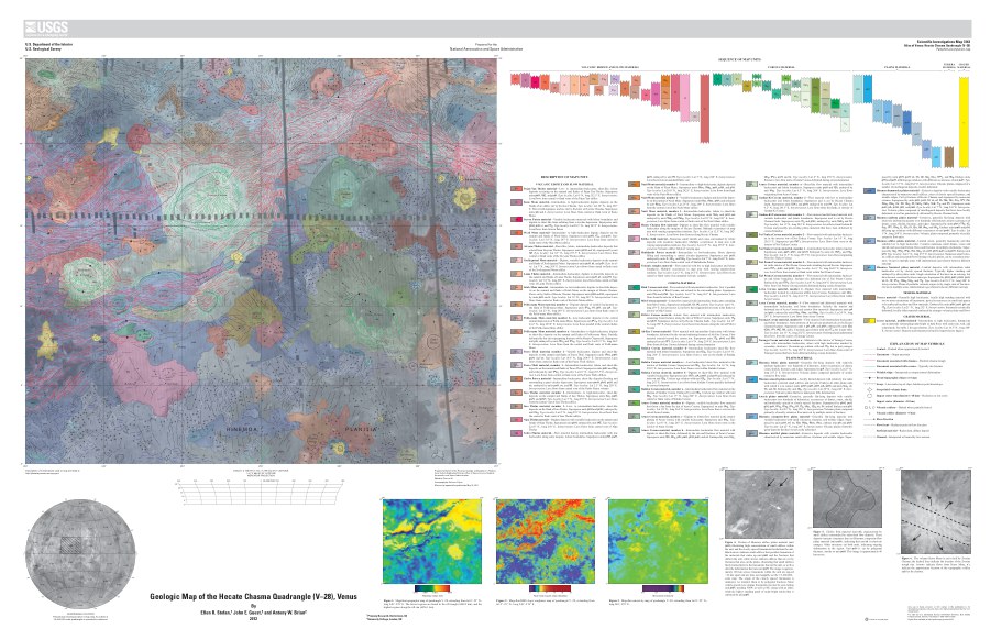 Geologic Map of the Hecate Chasma Quadrangle (V-28) of Venus