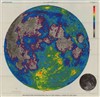 Photoelectric-Photographic Map of the Normal Albedo of the Moon ("Albedo map of the Moon" in the accompanying paper)